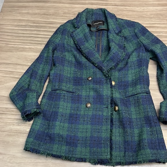 BANANA REPUBLIC PLAID BLAZER XS - Picture 14 of 16